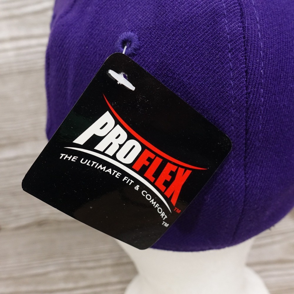PROFLEX Hat Cap Fitted Mens Small Medium Wool Blend Baseball Athletic Comfort - Picture 5 of 9